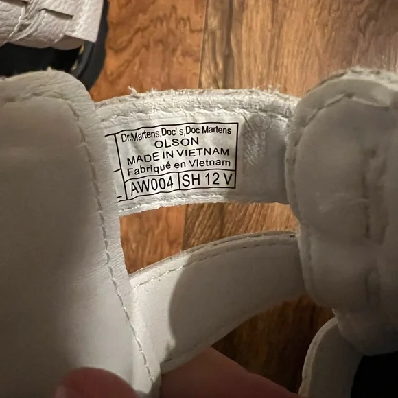Dr. Martens White Gladiator Sandals, Women’s 8 - Picture 6 of 7